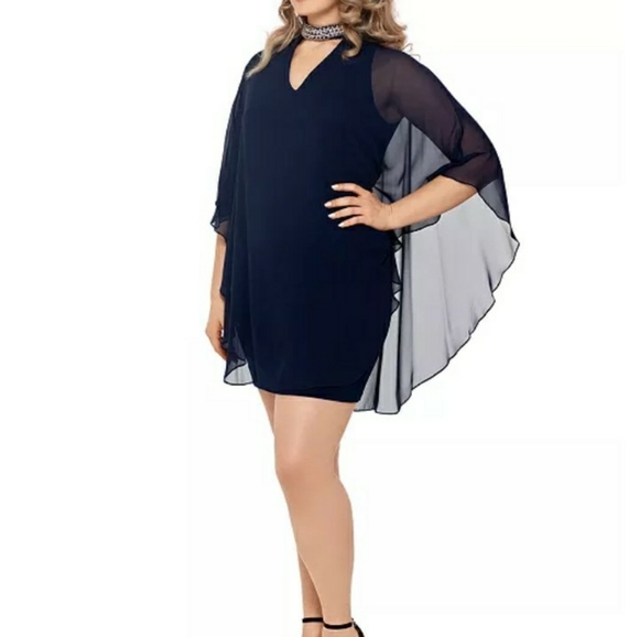 XScape NWT Chiffon Evening Dress - Picture 6 of 6